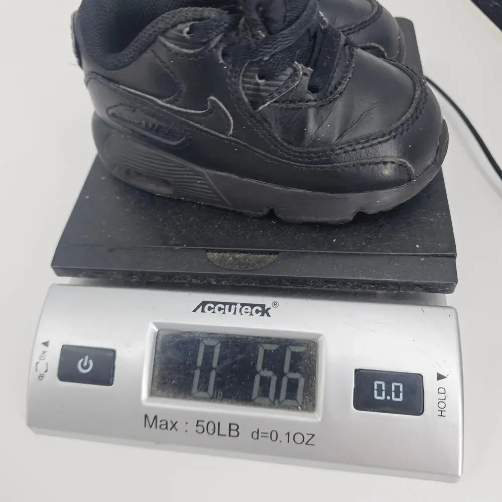 Nike Air Max 90 Sneaker Shoe Boys Girls Toddler Youth Sz 5C Black 833416-001